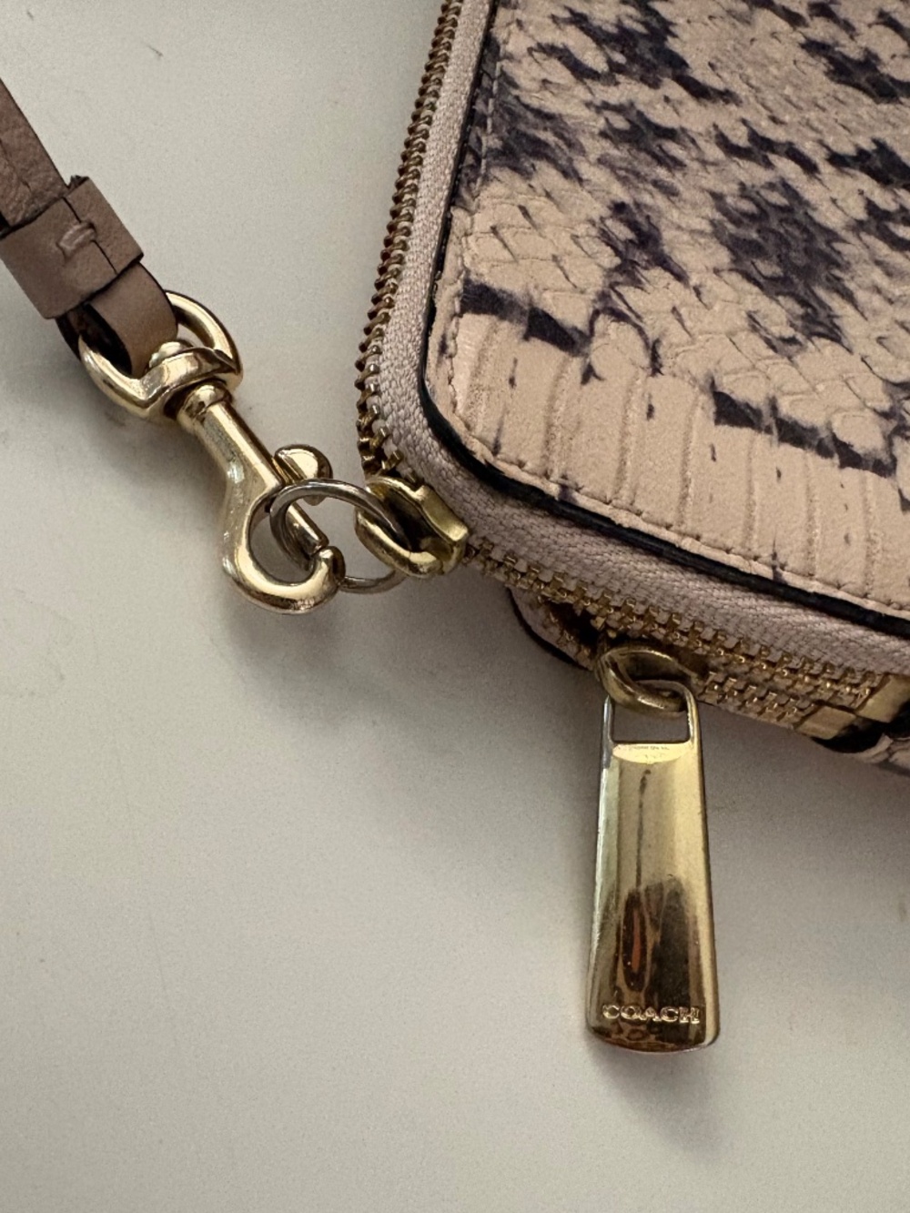 Coach Madison Wristlet Python Pattern - Picture 4 of 7